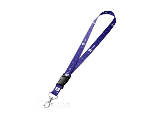 Lanyard / šňůrka na klíče - fialová