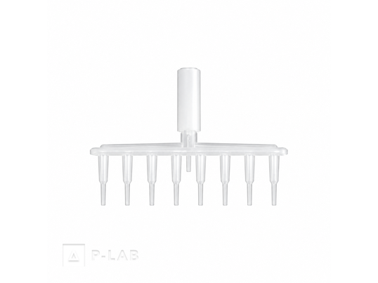 Bílý vícekanálový laboratorní adaptér.png