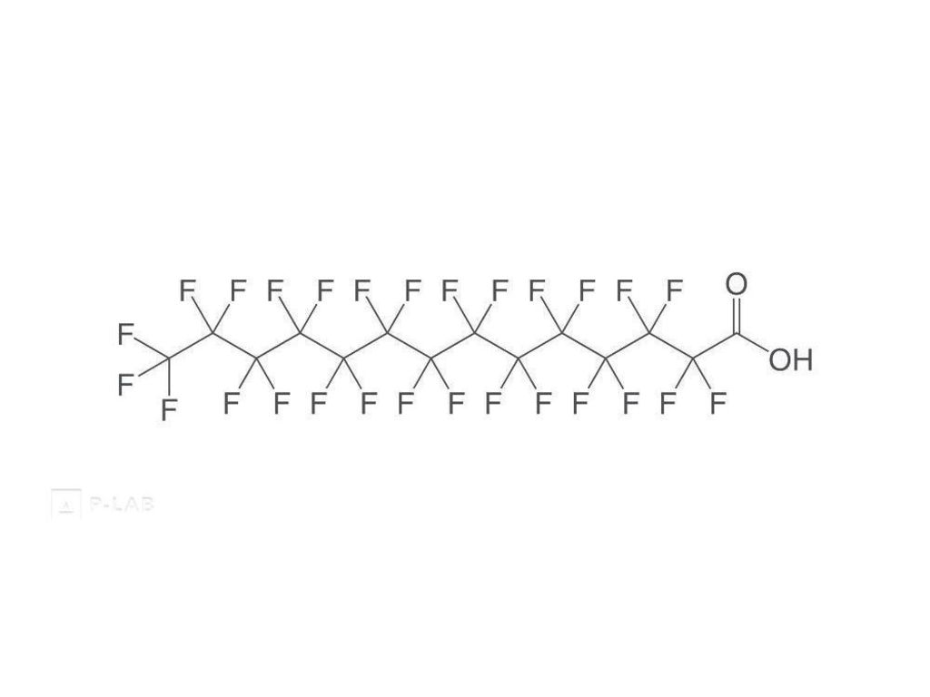 Pfteda Structure KYSELINA PERFLUORTETRADEKANOVÁ | P-LAB